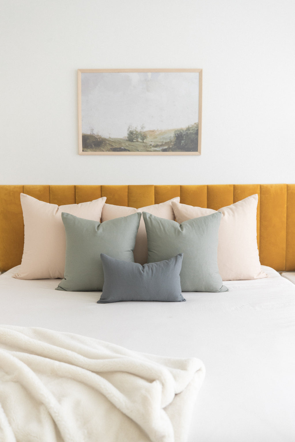 Decorative Pillow Cover, Sand Basics 18" 22" 26" 12x20", Machine-Washable Care for Sofas, Beds and Living Room Accents, 3 Size Options image 3