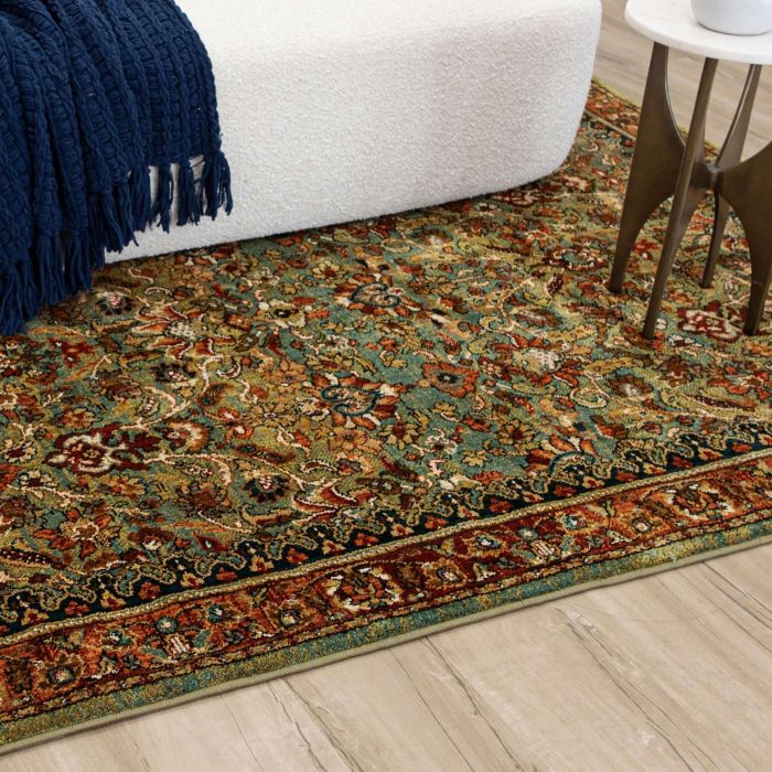 Area Rug, Spice Market Tigris Aquamarine for Living Rooms, Bedrooms and Entryways, 5 Size Options image 3