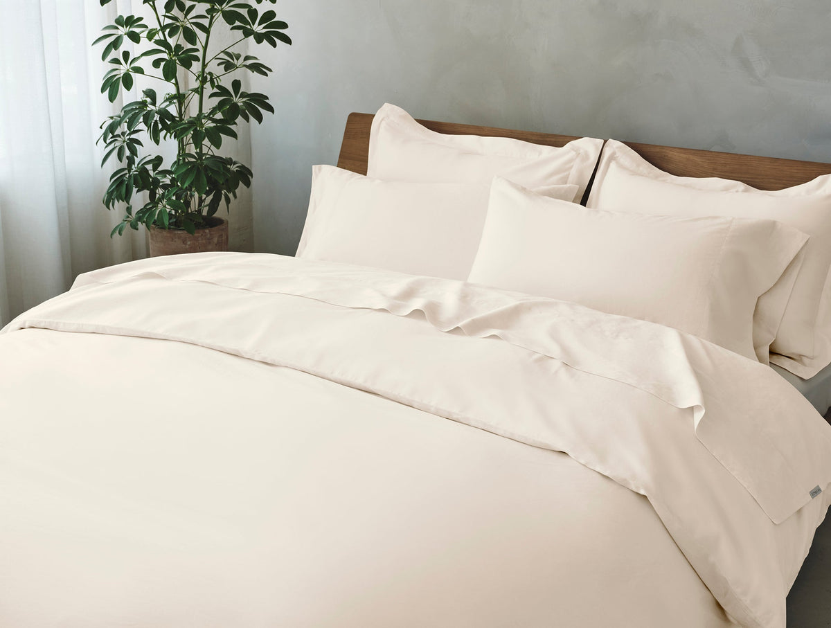 Bed Sheet Set, Cloud Soft Organic Sateen for Everyday Bedroom Comfort and Guest Rooms, 5 Size Options image 3