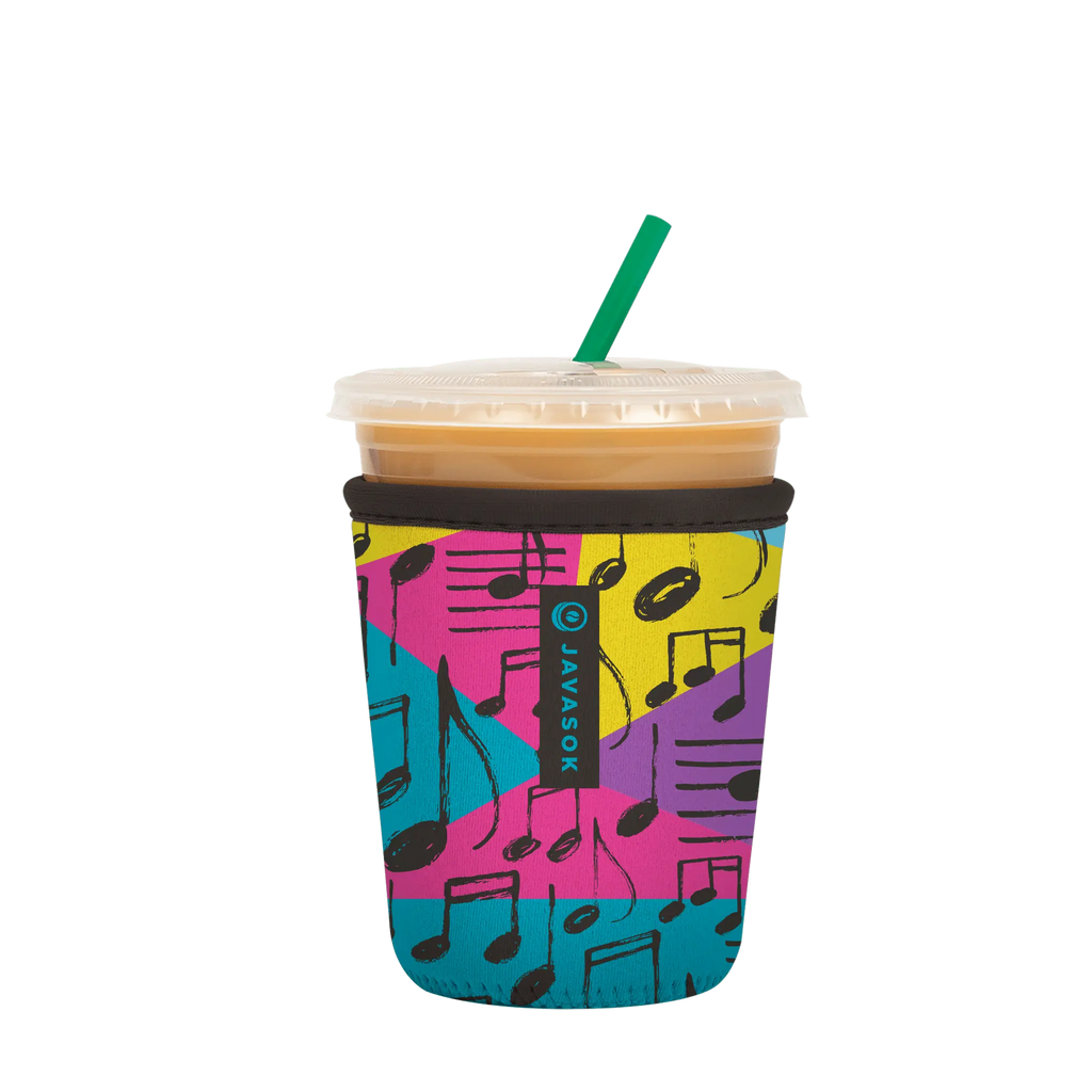 Reusable Cup Sleeve, Music to My Ears, Neoprene Construction for Coffee Cups, Daily Commutes and Dry Hands image 3