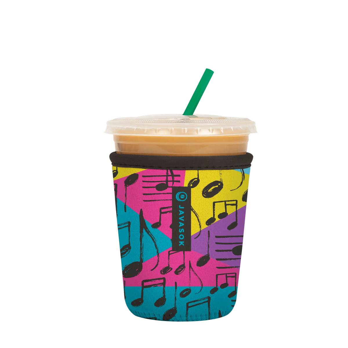 Reusable Cup Sleeve, Music to My Ears, Neoprene Construction for Coffee Cups, Daily Commutes and Dry Hands image 3