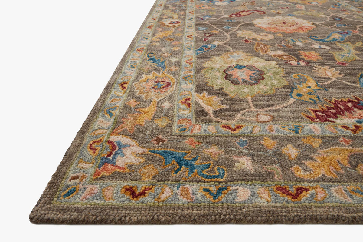 Area Rug, Padma PMA 01 Charcoal Multi for Living Rooms, Bedrooms and Entryways, 12 Size Options image 3