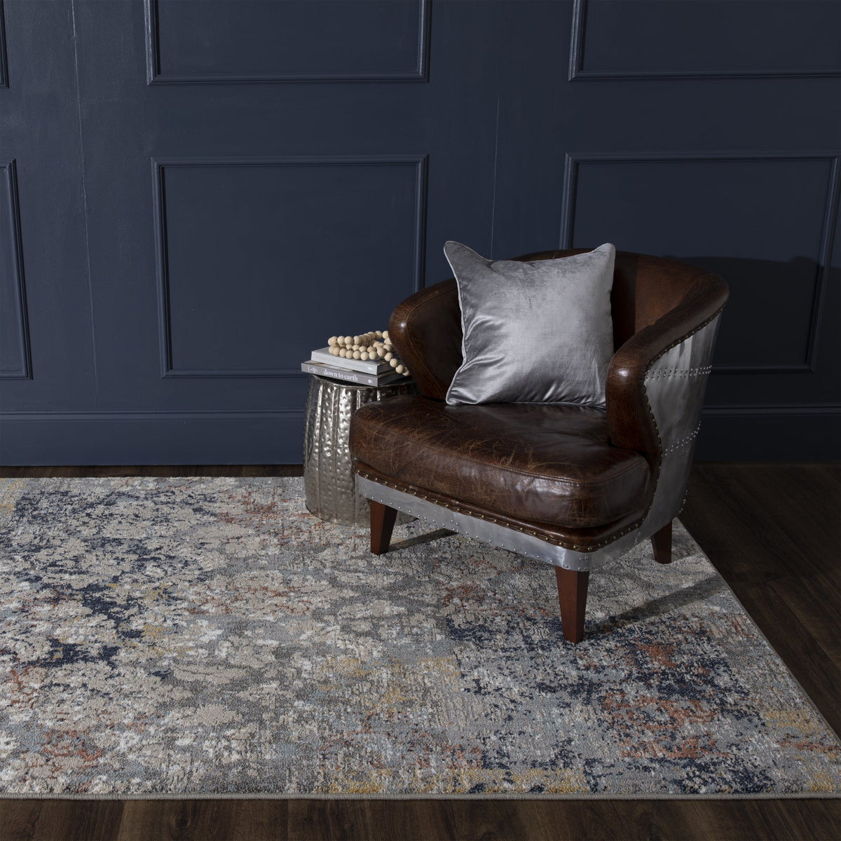 Area Rug, Soiree La Brea Grey for Hallways, Dining Spaces and Home Decor, 2 Size Options, Designed for Living Rooms, Bedrooms and Entryways image 3