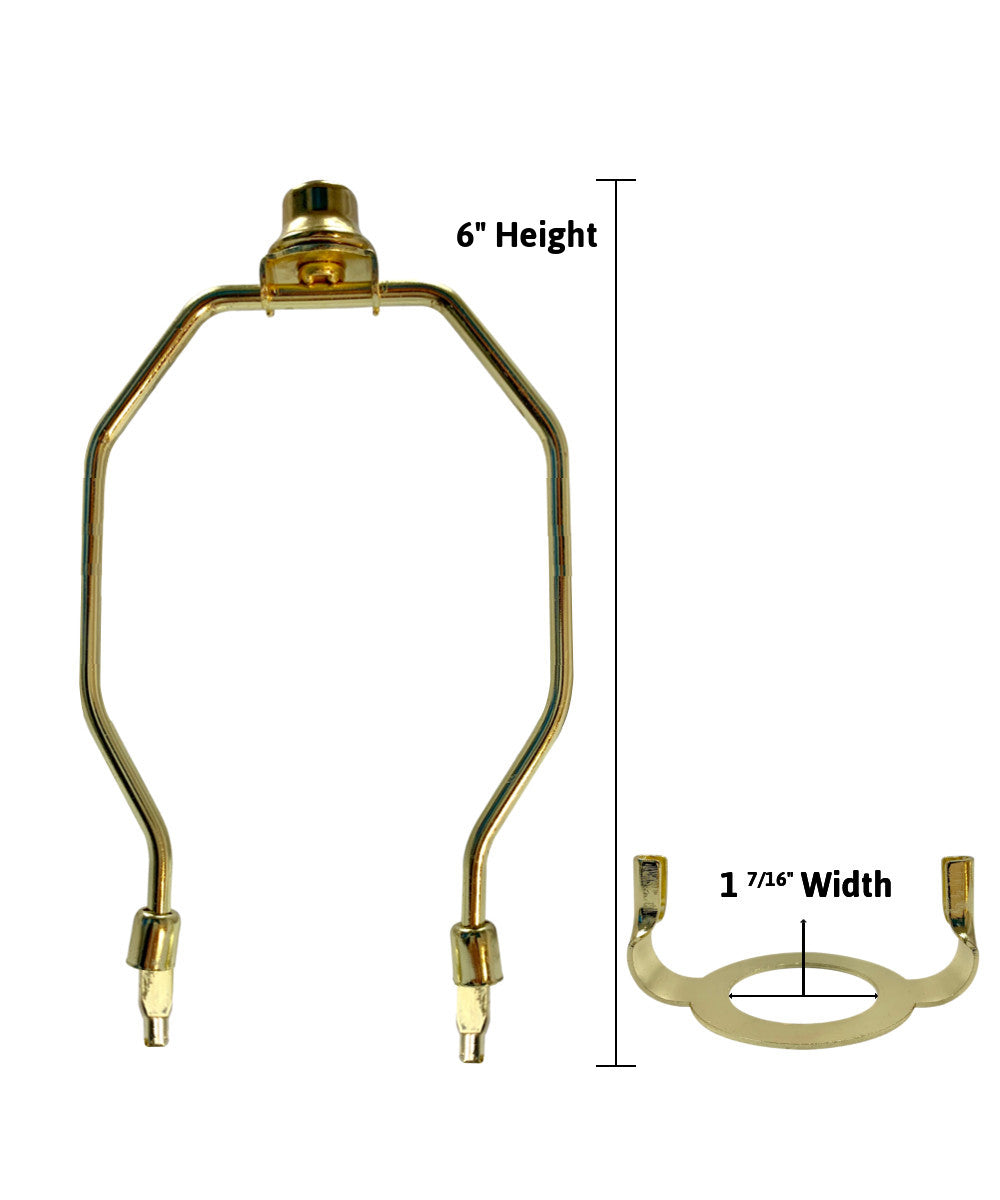 Home Lighting, 6"H SLIP UNO Adapter Converts yourLampshade for Bedrooms, Living Rooms and Reading Corners image 3