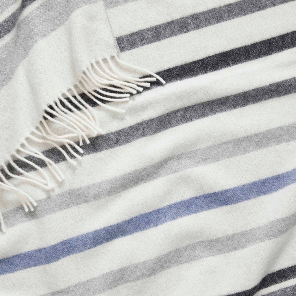 Cozy Throw Blanket, Striped Lambswool for Sofas, Beds and Relaxing at Home, 5 Color Options image 3