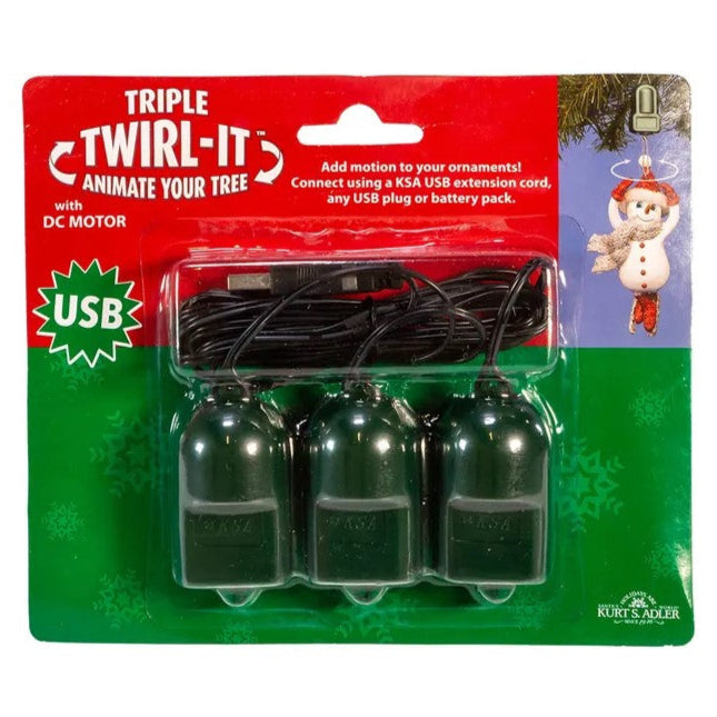 Decorative Ornament, Twirl It Spinner Pack Of 3 for Seasonal Home Decorating, Holiday Displays and Decorative Accents image 3