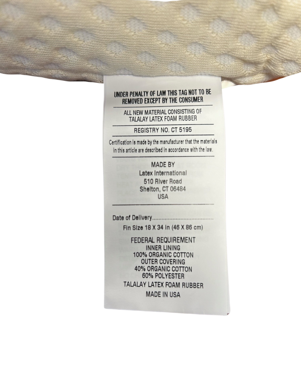 Bed Pillow, Rejuvenite Natural High Profile, Organic Cotton Shell, Hypoallergenic Comfort for Everyday Sleep and Guest Room Bedding image 3
