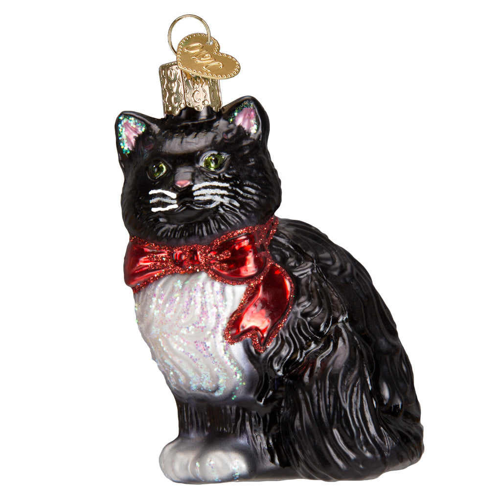 Decorative Ornament, Tuxedo Kitty for Seasonal Home Decorating, Holiday Displays and Decorative Accents image 3