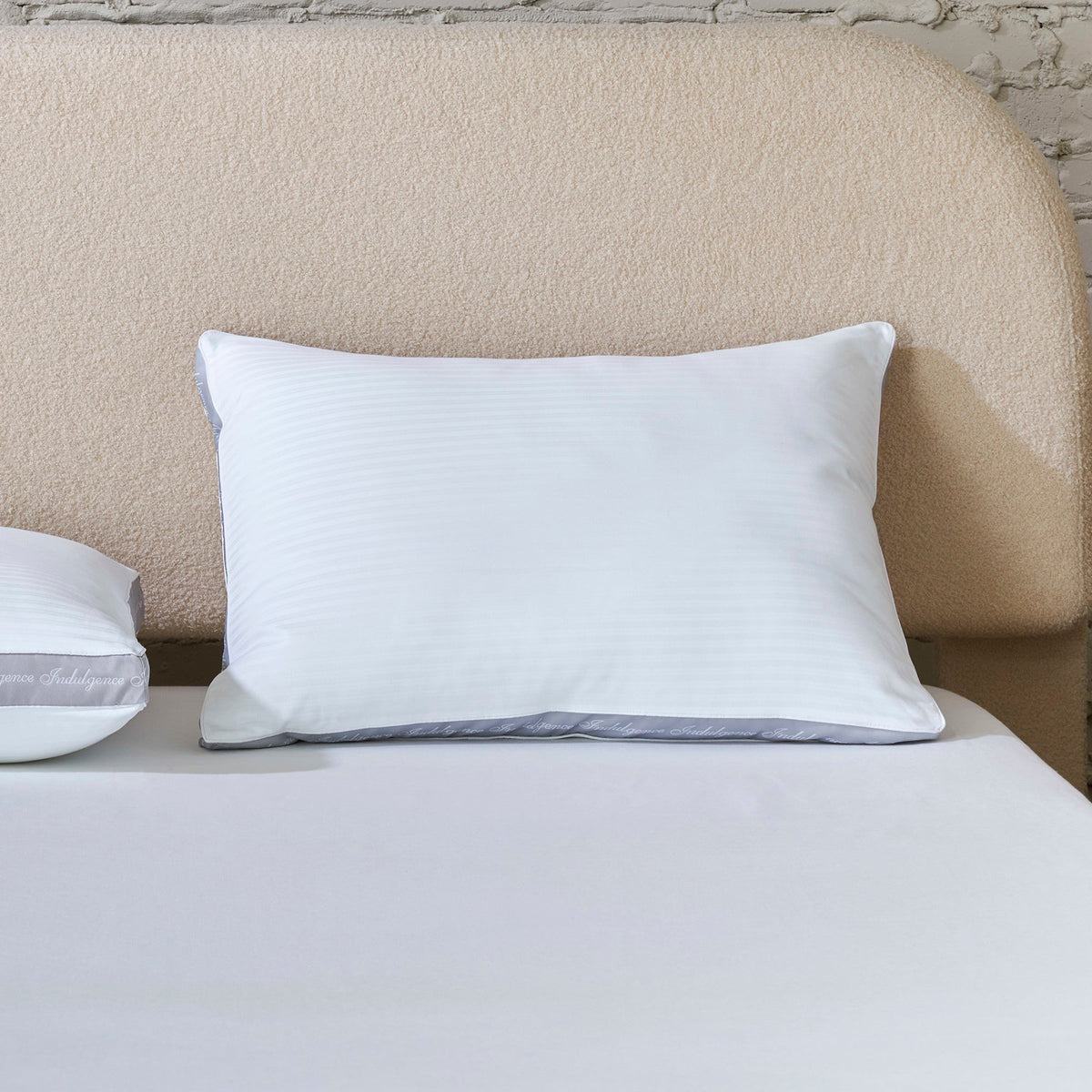 Bed Pillow, Indulgence Synthetic Down Side Sleeper, Machine-Washable Care for Sleeping, Reading and Bedroom Comfort, 2 Size Options image 3