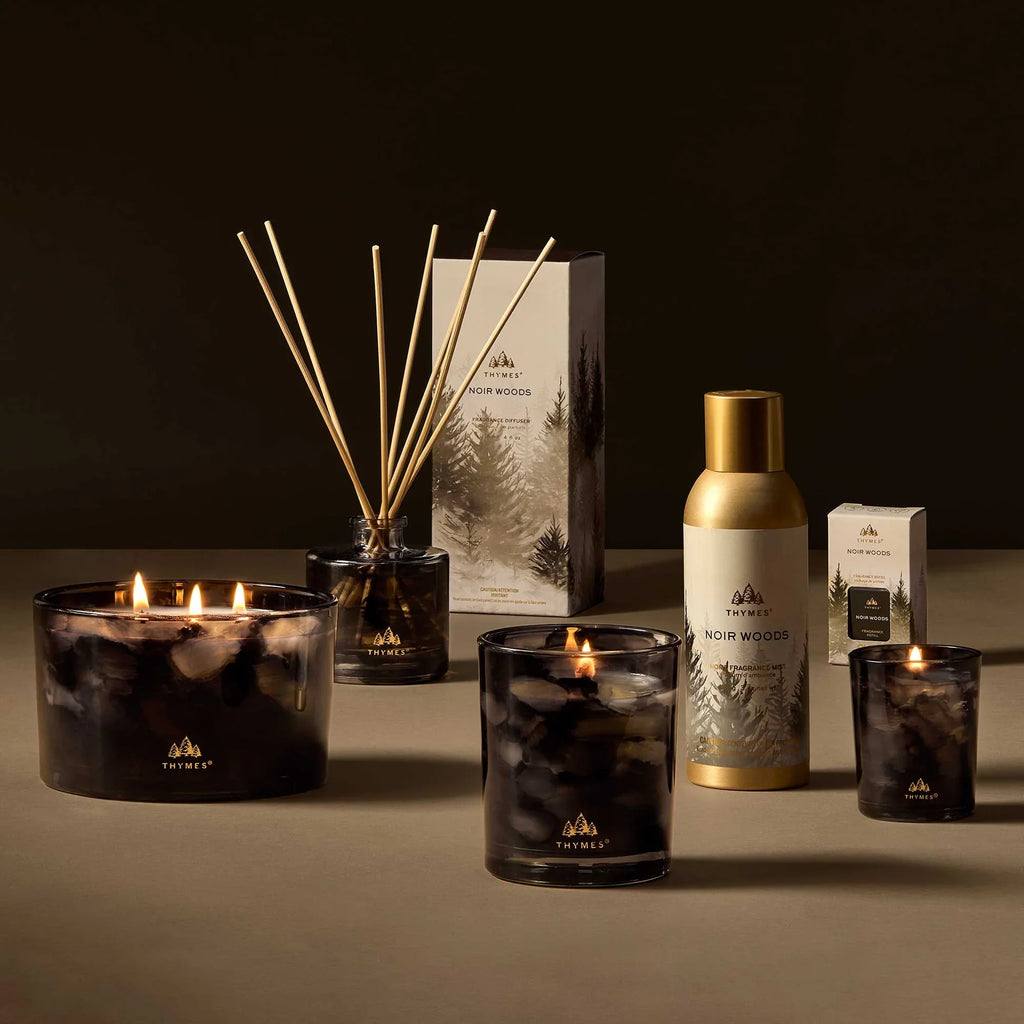 Decorative Candle, Noir Woods 3 Wick for Entryways, Mantels and Everyday Home Ambience, Designed for Everyday Home Use image 3