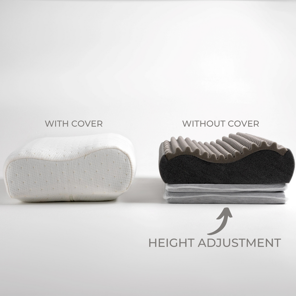 Bed Pillow, Mat Adjustable Foam for Everyday Sleep and Guest Room Bedding, Designed for Sleeping, Reading and Bedroom Comfort image 3