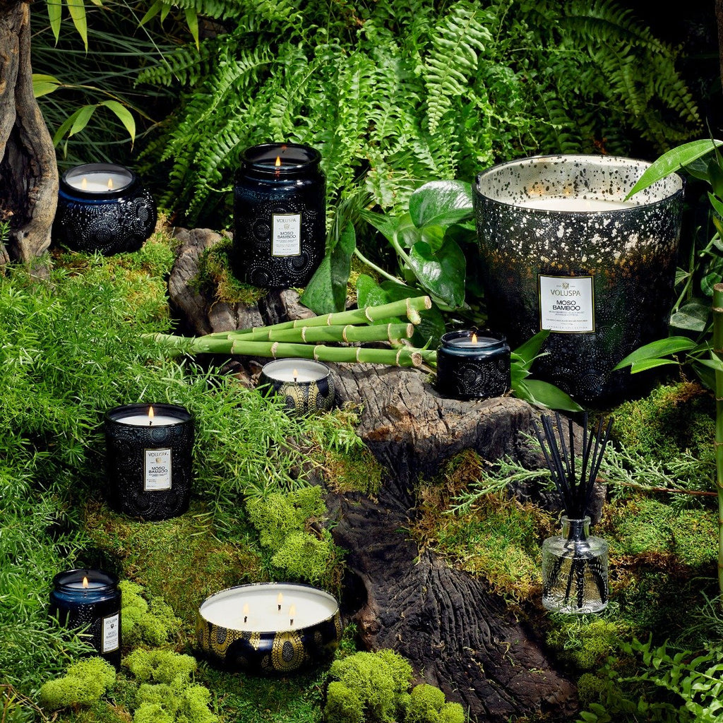 Decorative Candle, Moso Bamboo Large Jar for Entryways, Mantels and Everyday Home Ambience image 3