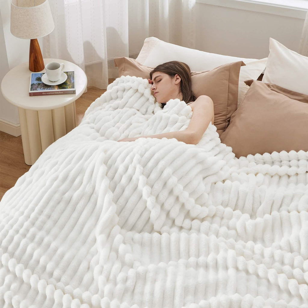 Cozy Throw Blanket, GentleSoft for Sofas, Beds and Relaxing at Home, 8 Sizes and 15 Colors image 3