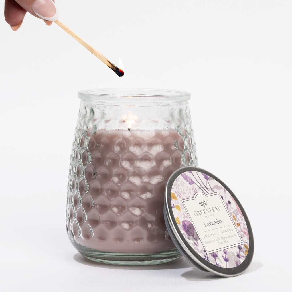 Decorative Candle, Lavender Signature for Entryways, Mantels and Everyday Home Ambience, Designed for Everyday Home Use image 3