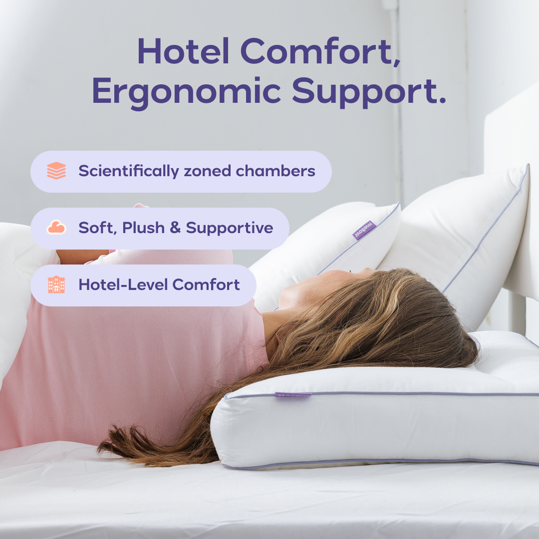 Bed Pillow, Adapt for Sleeping, Reading and Bedroom Comfort, Designed for Everyday Sleep and Guest Room Bedding image 3