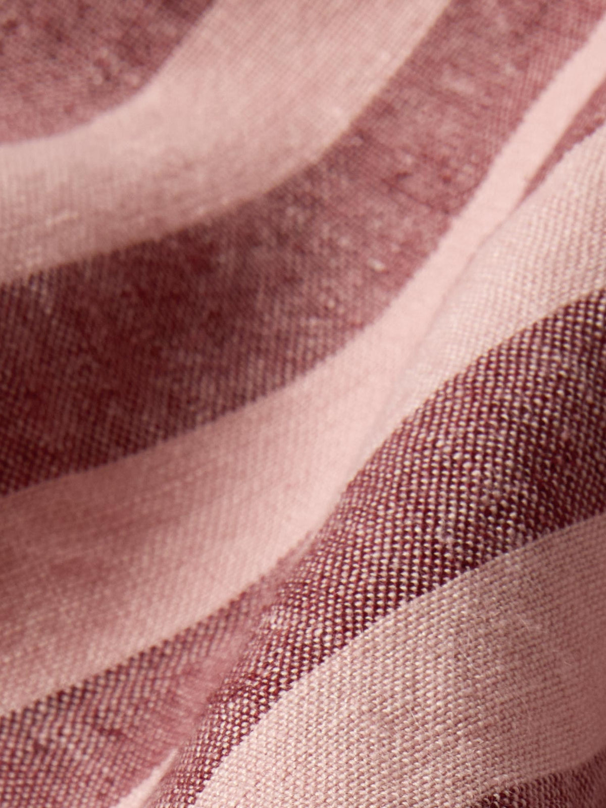 Pillowcase Set, Rhubarb & Rose Pembroke Stripe Linen Blend, Breathable Construction for Everyday Bedding and Bedroom Refreshes image 3