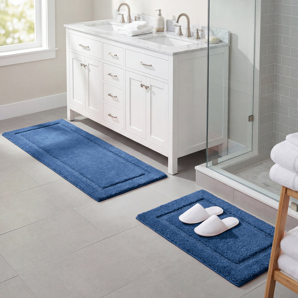 Area Rug, Quick Dry Bath Accent or Runner for Living Rooms, Bedrooms and Entryways, 4 Color Options image 3