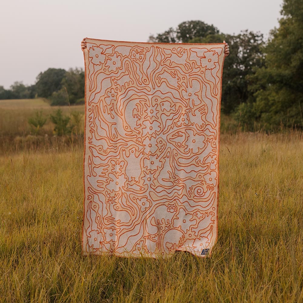 Cozy Throw Blanket, Rubinski Works Gidinawendimin for Living Rooms, Bedrooms and Everyday Lounging image 3