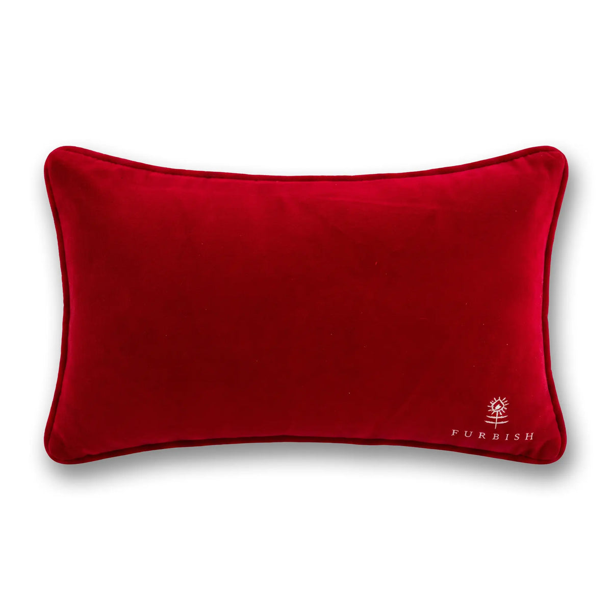 Bed Pillow, A Tini Bit Merry Needlepoint for Sleeping, Reading and Bedroom Comfort, Designed for Everyday Sleep and Guest Room Bedding image 3