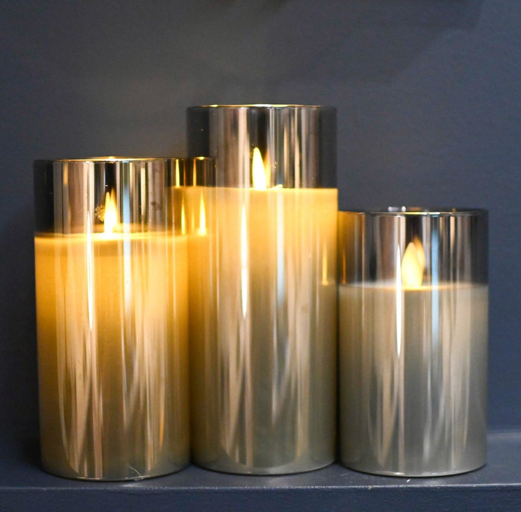 Flameless Candle, Smoke Moving LED Glass Set for Bedrooms, Living Rooms and Everyday Candlelight Ambience image 3