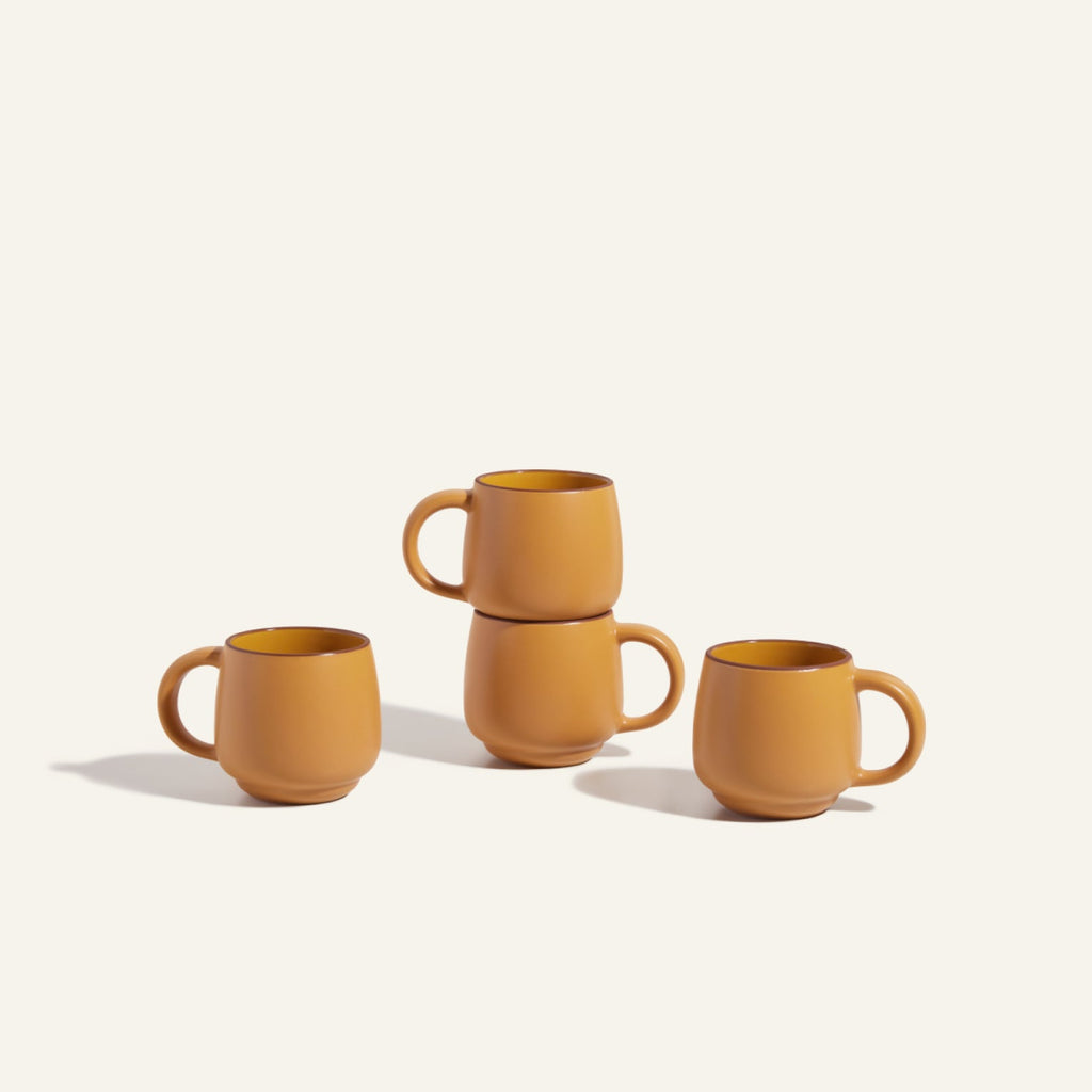 Dinnerware, Night and Day Mugs, Ceramic Construction for Family Dining, Serving and Entertaining, 5 Color Options image 3