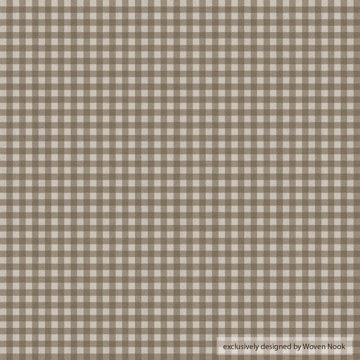 Decorative Pillow Cover Set, Tan Gingham 18" 22" 24" 26", Lightweight Design for Bedroom Styling and Living Room Decor, 5 Size Options image 3