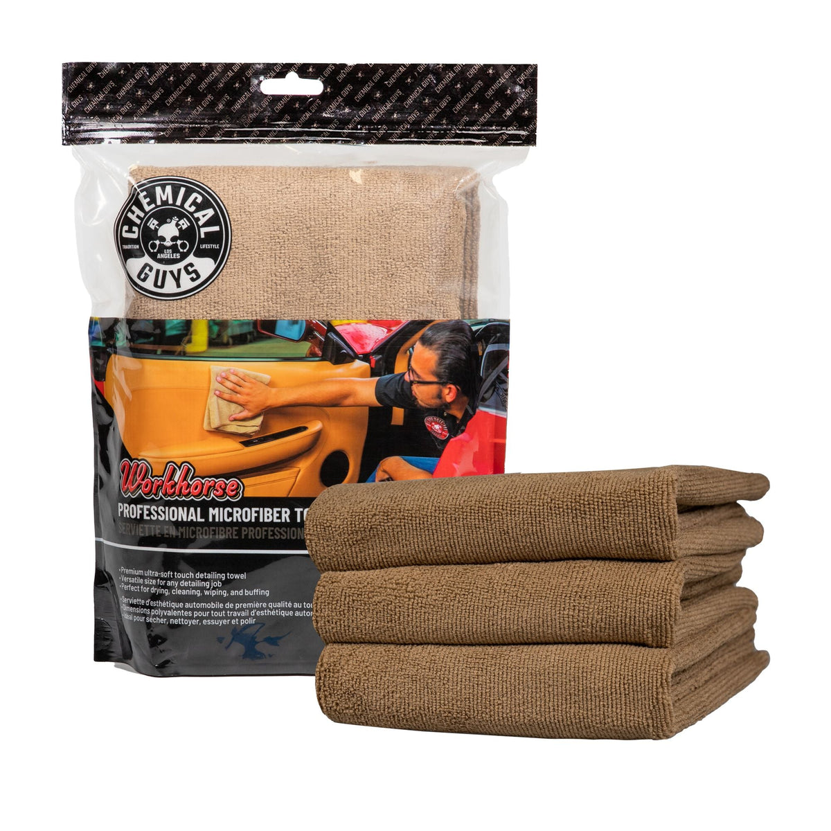 Bath Linen, Workhorse Professional Grade Microfiber Towel for Home Bathrooms and Everyday Care, 4 Color Options image 3