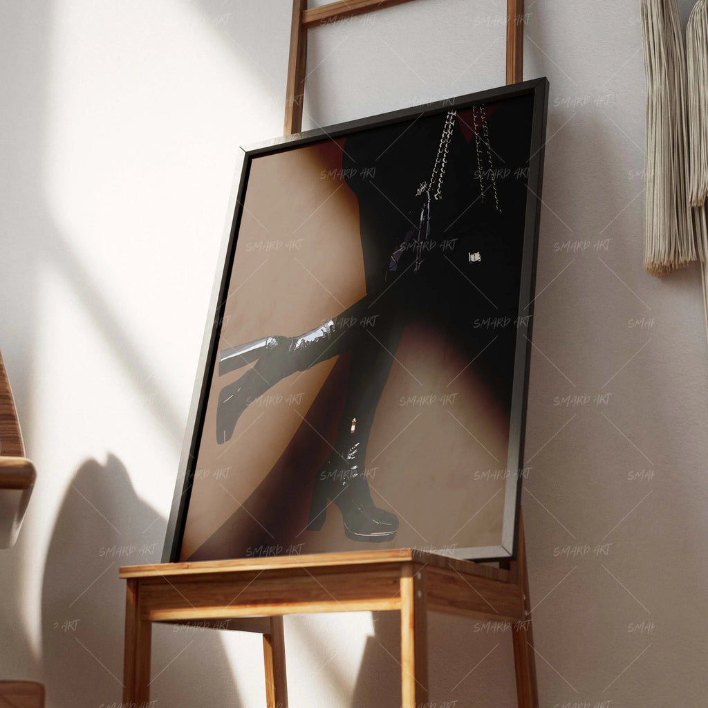 Wall Art Print, Black Outfit for Gallery Walls and Modern Room Decor, 4 Size Options, Designed for Living Rooms, Bedrooms and Home Offices image 3