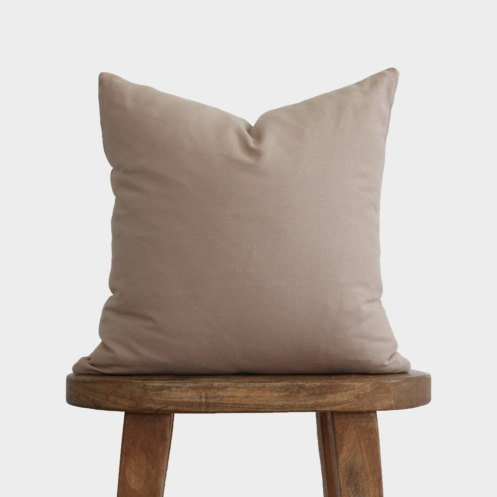 Decorative Pillow Cover, Tan Basics 18" 22" 26" 12x20", Machine-Washable Care for Sofas, Beds and Living Room Accents, 2 Size Options image 3