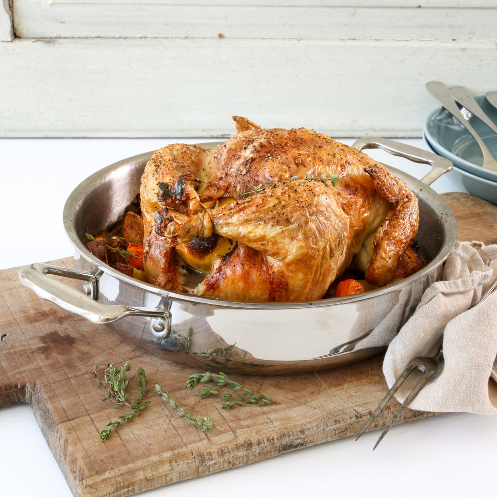 Bake & Roast Pan, Stainless Steel Roasting for Family Meals, Sheet Pan Recipes and Daily Kitchen Prep image 3