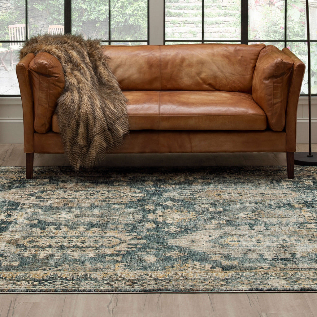 Area Rug, Marash Karamar Blue for Hallways, Dining Spaces and Home Decor, 7 Size Options, Designed for Living Rooms, Bedrooms and Entryways image 3
