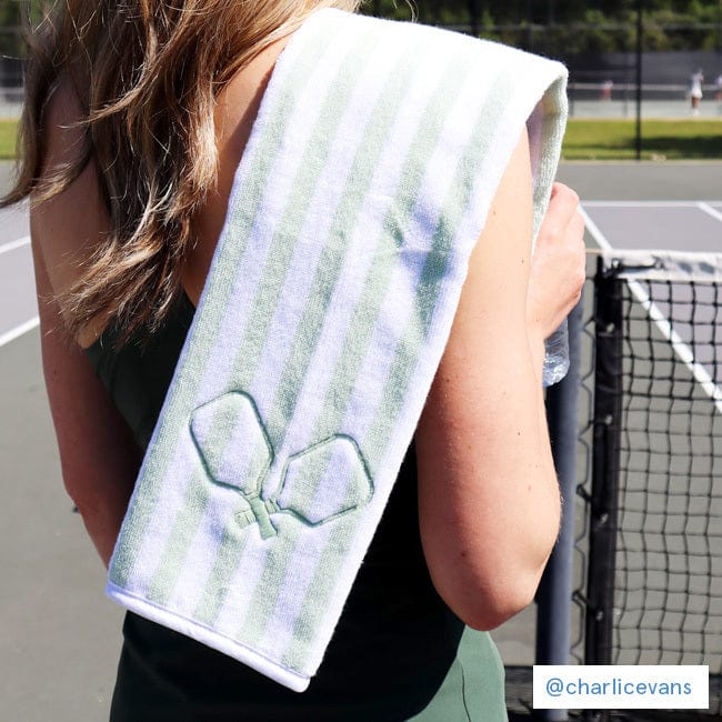 Pickleball Towel, Absorbent Terry Fabric for Pickleball Play, Sports Towel Use and Embroidery Personalization, 4 Style Options image 3