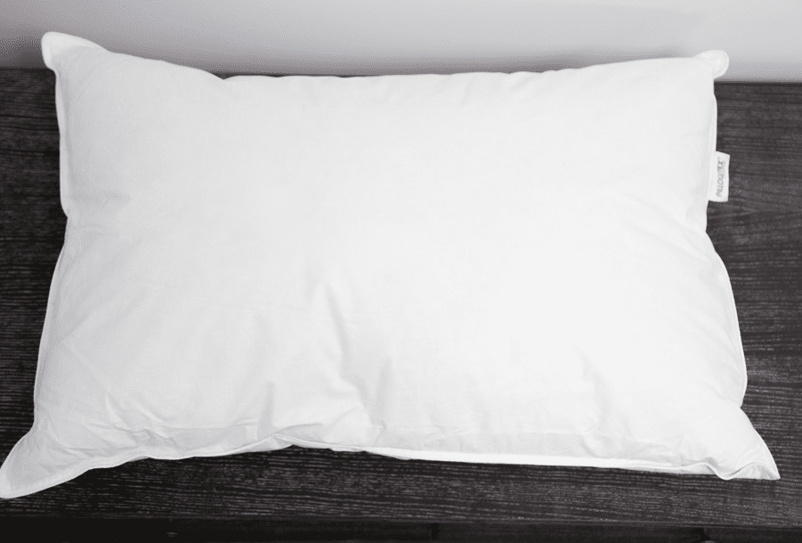 Bed Pillow, White Duck Down & Feather 90% Down for Sleeping, Reading and Bedroom Comfort, 3 Size Options image 3
