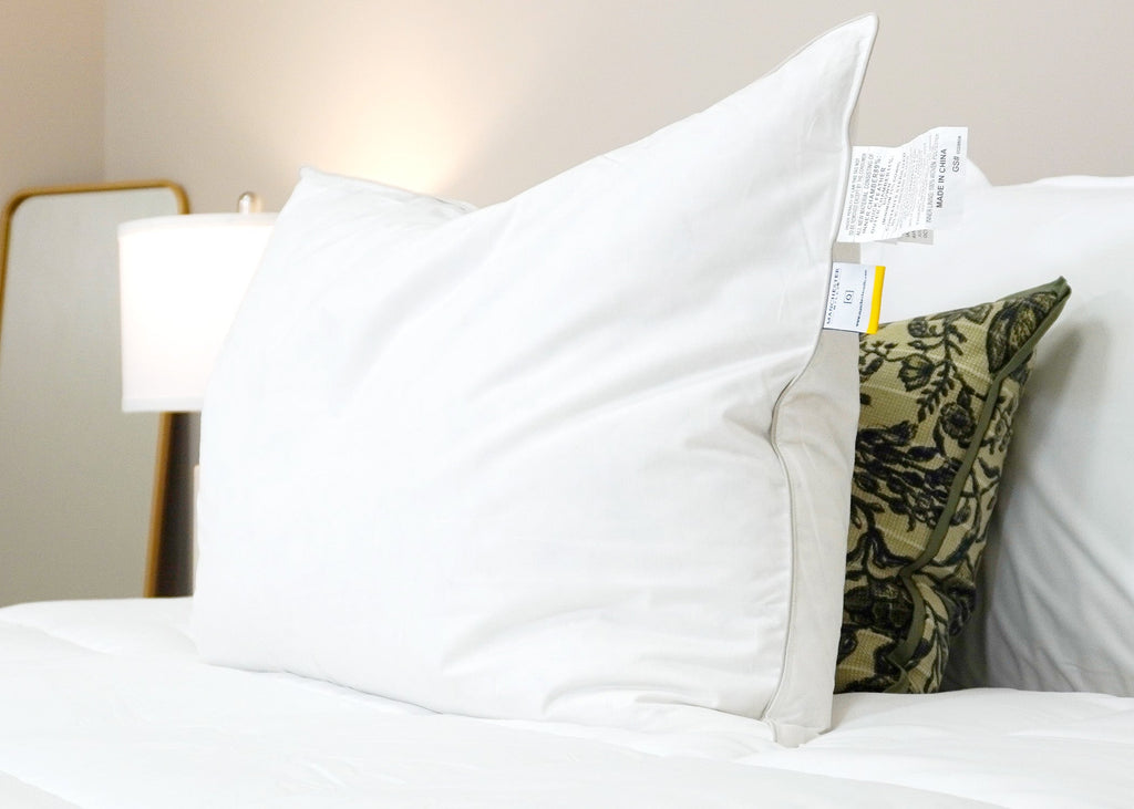 Bed Pillow, Down Dreams Classic Firm , Formerly Classic, Machine-Washable Care for Sleeping, Reading and Bedroom Comfort, 4 Size Options image 3