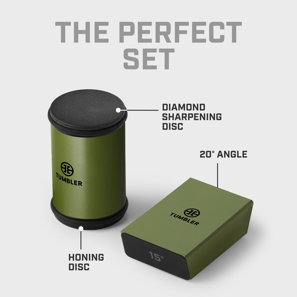 Rolling Knife Sharpener, Pro Diamond Set Forest Green for Everyday Meal Prep and Home Kitchens image 3