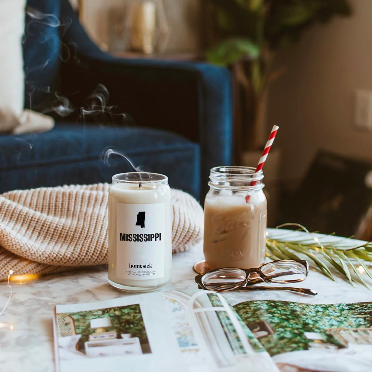 Scented Candle, Mississippi for Room Fragrance, Living Spaces and Relaxing Home Ambience, Designed for Everyday Home Use image 3