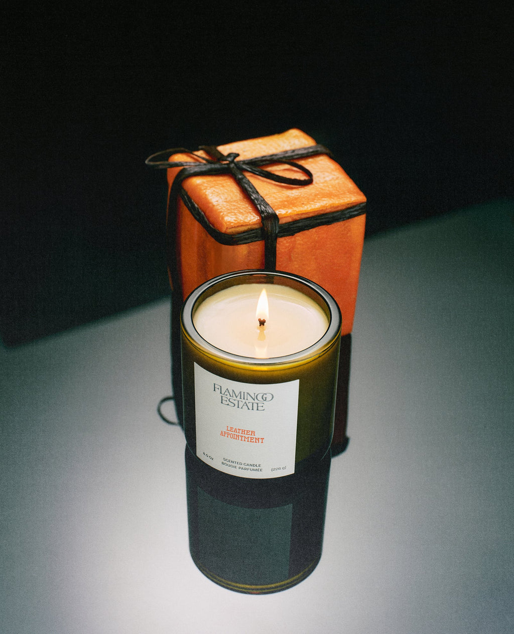 Decorative Candle, Leather Appointment for Living Rooms, Bedrooms and Relaxing Evenings, 2 Packaging Options image 3