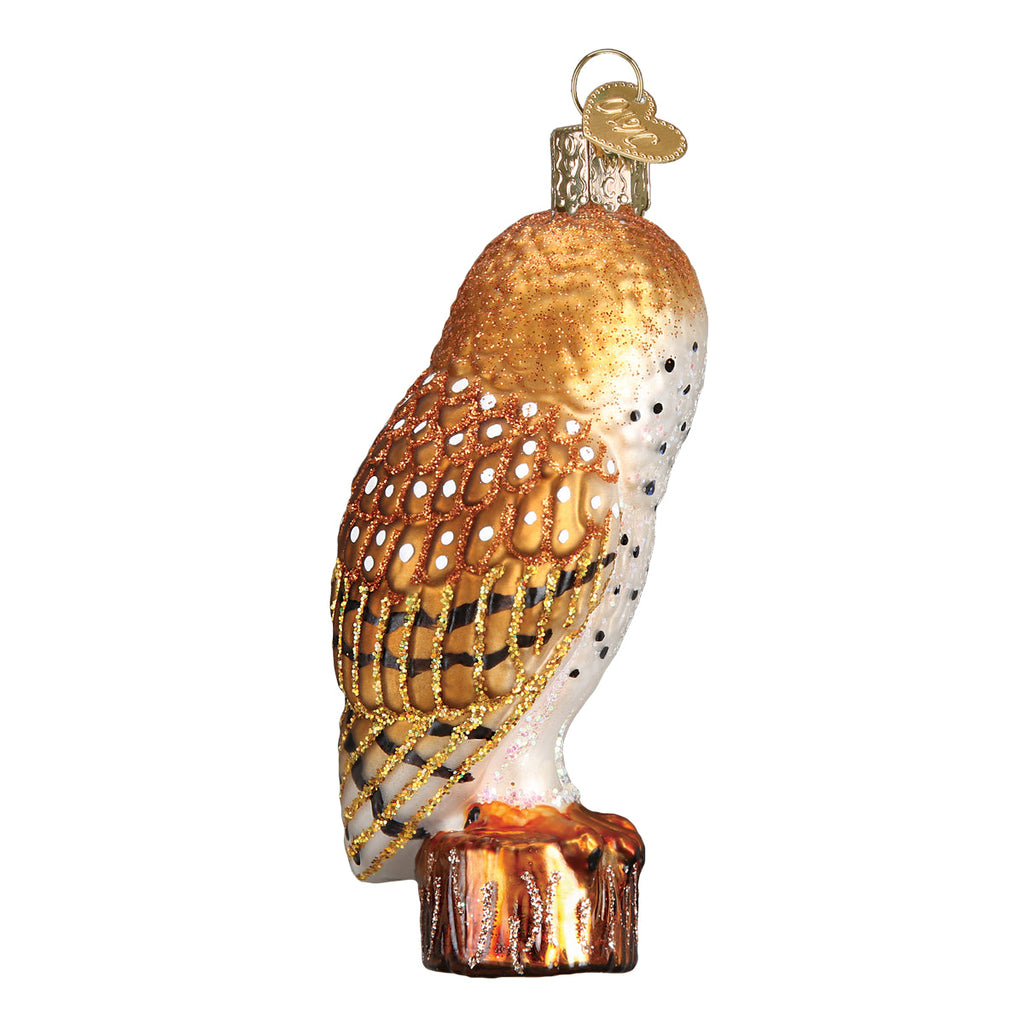 Decorative Ornament, Barn Owl for Holiday Displays, Seasonal Decorating and Decorative Home Accents image 3