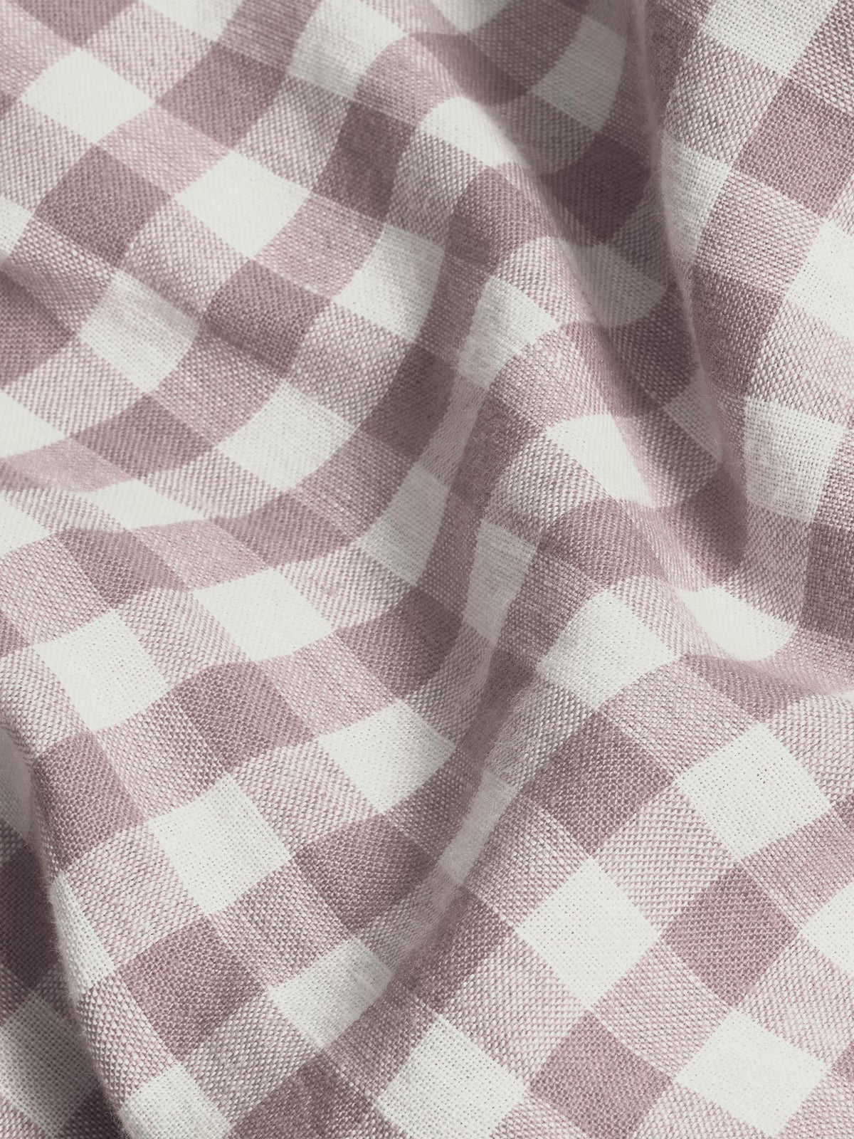 Pillowcase Set, Elderberry Gingham Linen Blend (Pair), Breathable Construction for Everyday Bedding and Bedroom Refreshes, 3 Size Options image 3