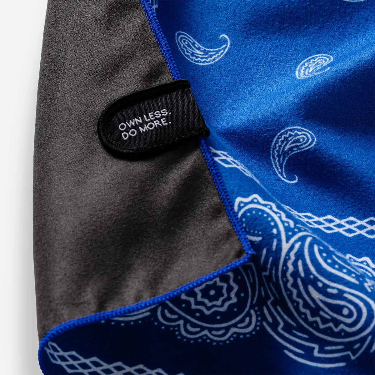 Bath Linen, Bandana Towel: Paisley Stellar Blue for Home Bathrooms and Everyday Care, Designed for Daily Bathroom Routines and Guest Baths image 3