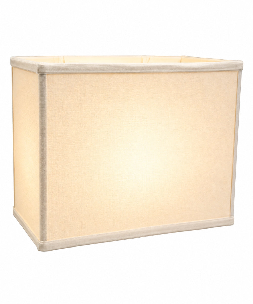 Lamp Shade, 7"W x 9"H Rectangular Drum White for Lamp Replacement, Reading Corners and Living Spaces image 3