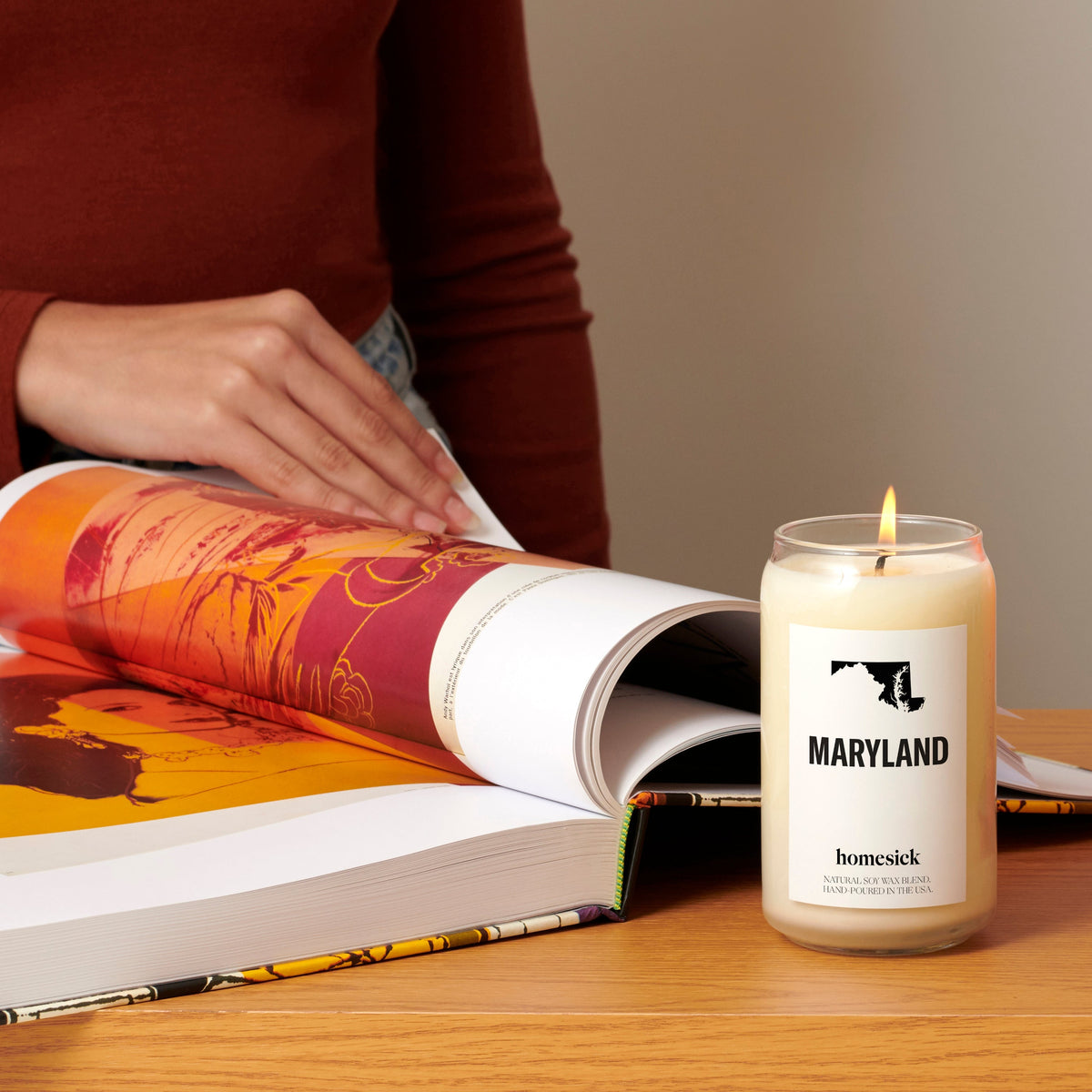 Scented Candle, Maryland for Room Fragrance, Living Spaces and Relaxing Home Ambience, Designed for Everyday Home Use image 3