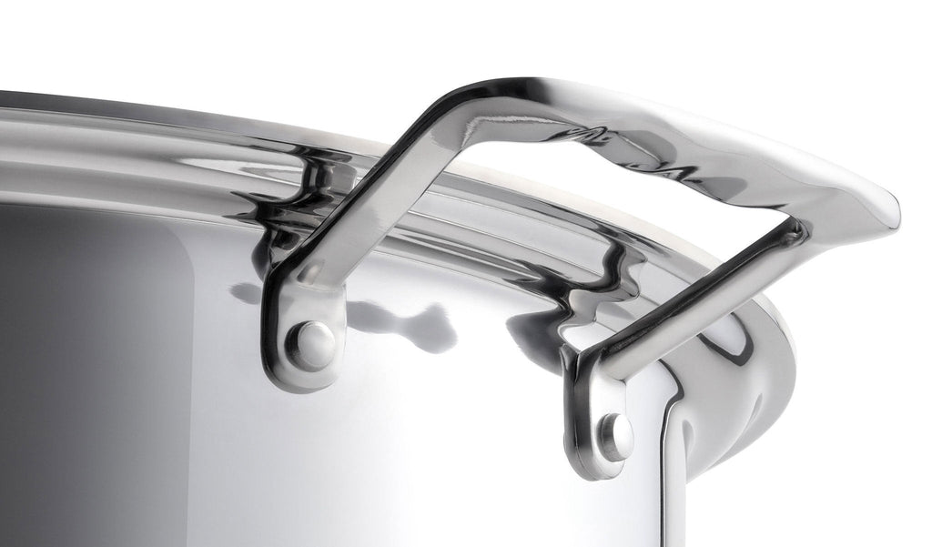 Stainless Steel Stockpot, 4 Quart Stock Pot with Cover, Stainless Steel Construction for Soups, Pasta and Family-Size Cooking image 3