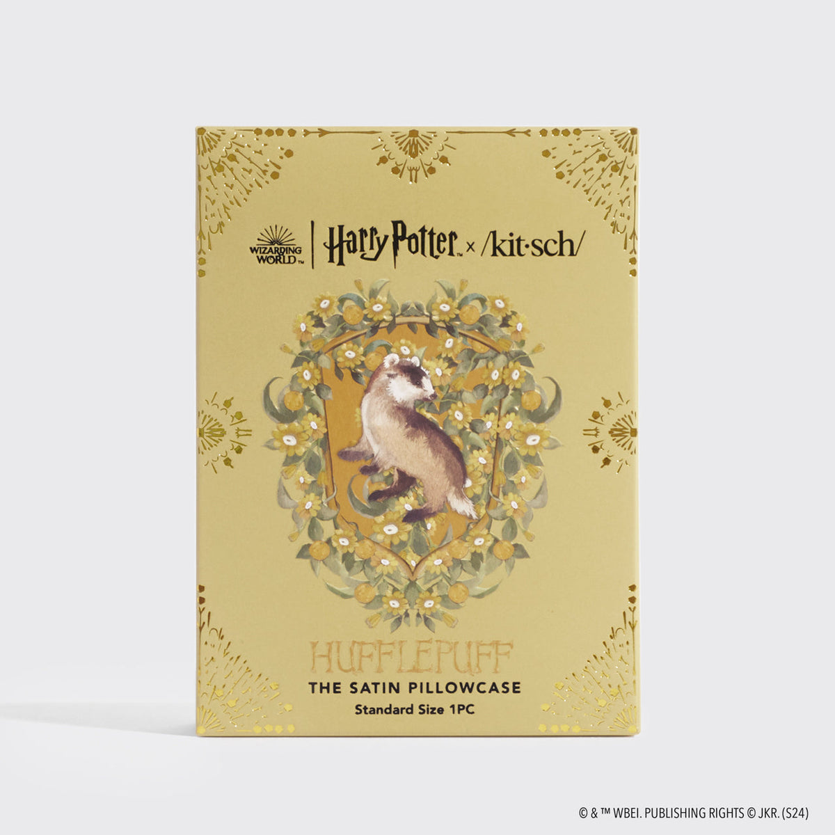Pillowcase Set, Satin in Hufflepuff 2 Pack for Everyday Bedding and Bedroom Refreshes, Designed for Guest Rooms and Daily Bedroom Comfort image 3