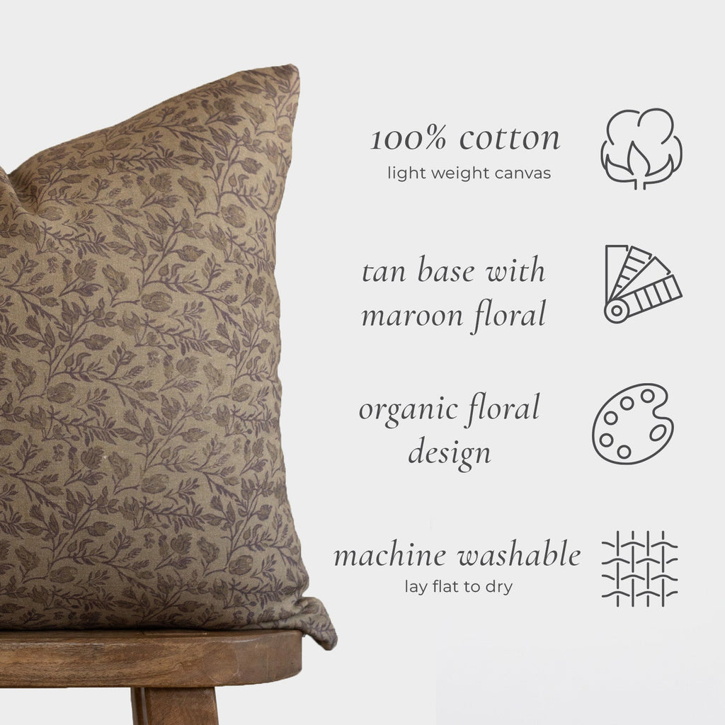 Decorative Pillow Cover Set, Faye Lumbar 12x20" 12x40", Machine-Washable Care for Sofas, Beds and Living Room Accents, 2 Size Options image 3
