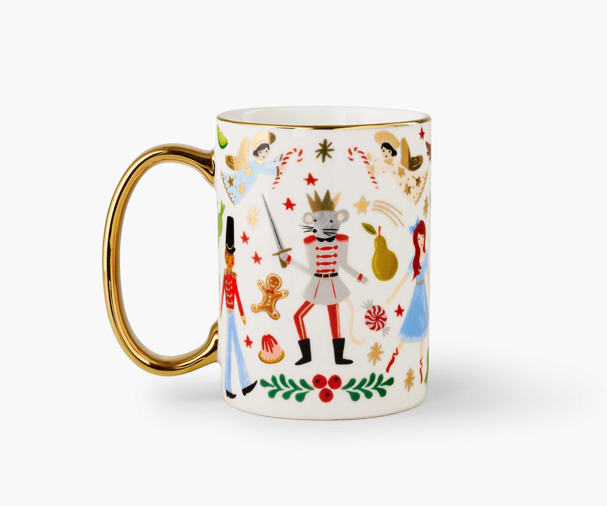 Coffee Mug, Holiday Porcelain Nutcracker for Kitchen Tables, Workspaces and Daily Hydration image 3