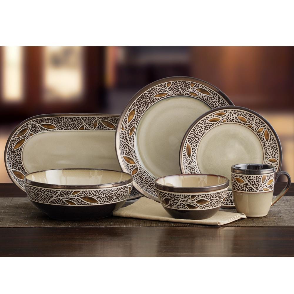 Dinnerware, Alexandria Service for 8 with Serveware, Dishwasher-Safe Care for Family Dining, Serving and Entertaining image 3