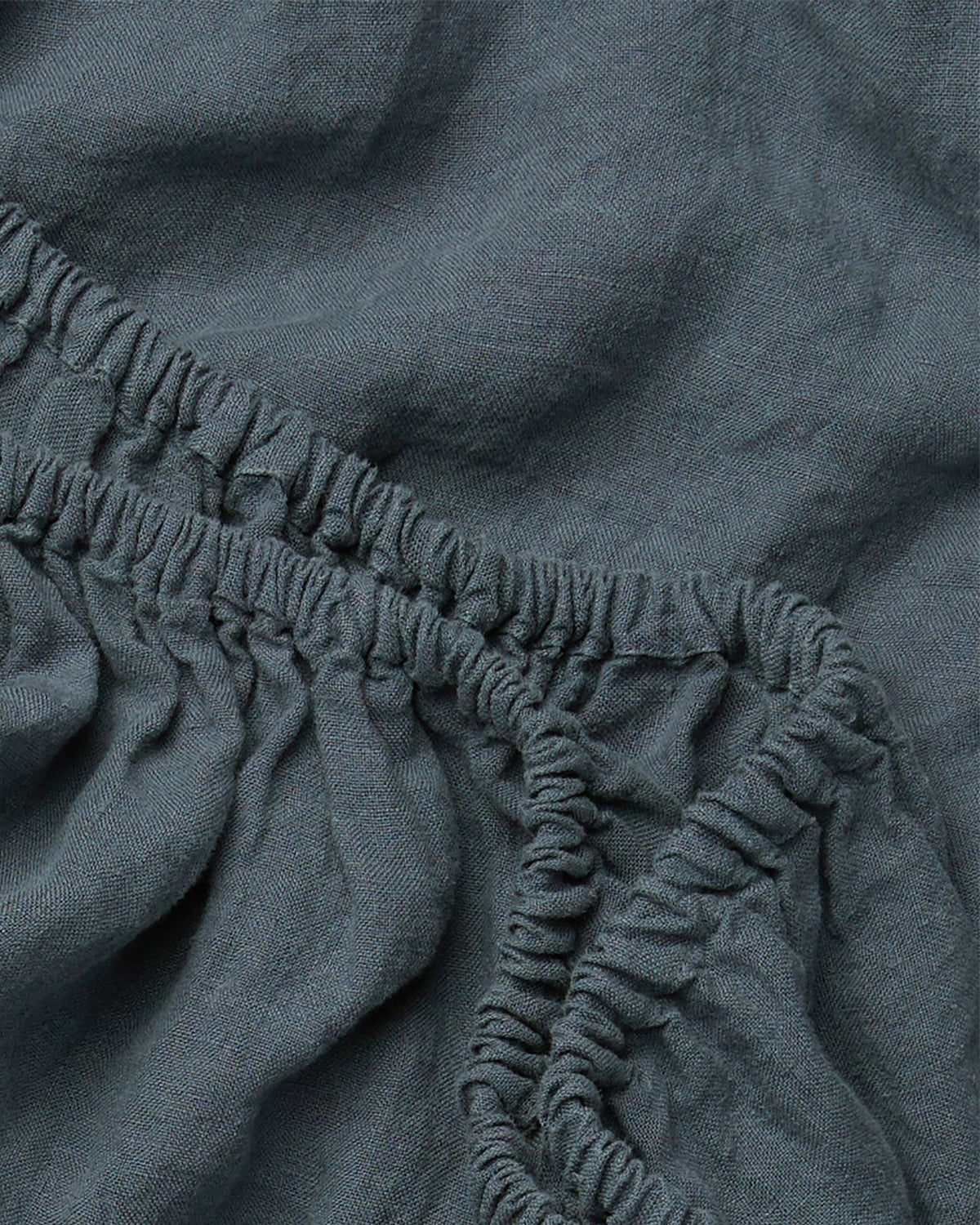 Fitted Sheet, Linen (Dusk) for Bedroom Comfort, Bed Layering and Everyday Sleep, 4 Size Options image 3