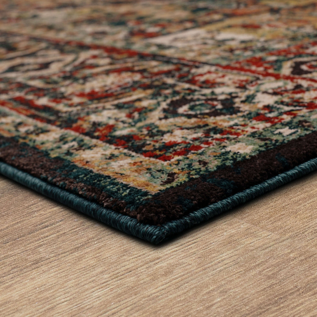 Area Rug, Spice Market Alcantara Sapphire for Living Rooms, Bedrooms and Entryways, 5 Size Options image 3