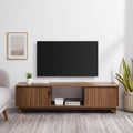 TV Stand, Reema Arundo Scandinavian Reeded for Television Displays, Consoles and Organized Living Spaces, 2 Sizes and 2 Colors image 3